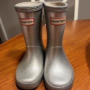 Toddler 6 Hunter glitter rain boots